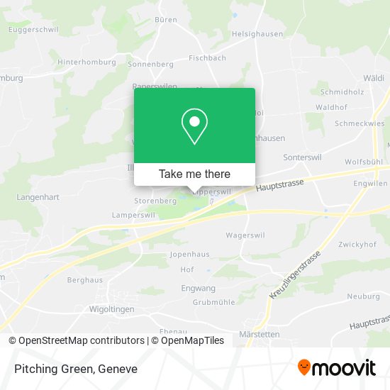 Pitching Green map