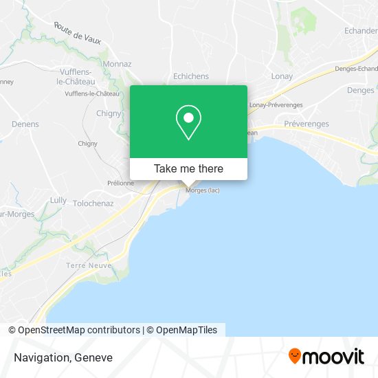 Navigation map