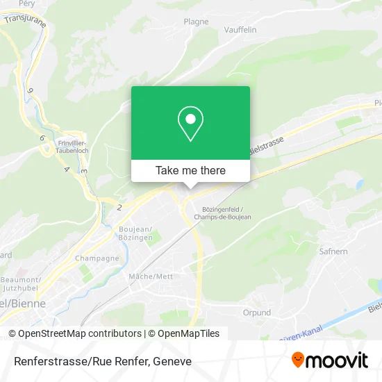 Renferstrasse/Rue Renfer map