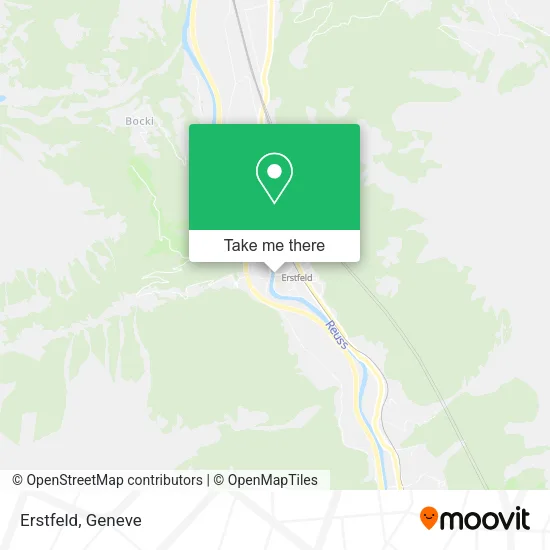 Erstfeld map