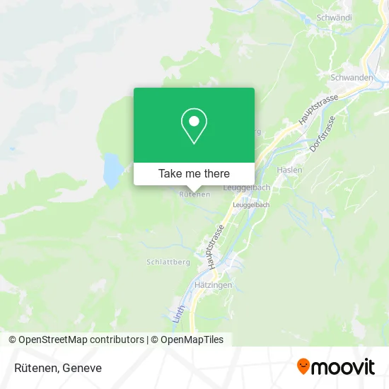 Rütenen map