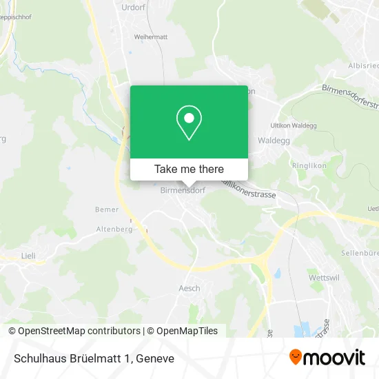 Schulhaus Brüelmatt 1 map