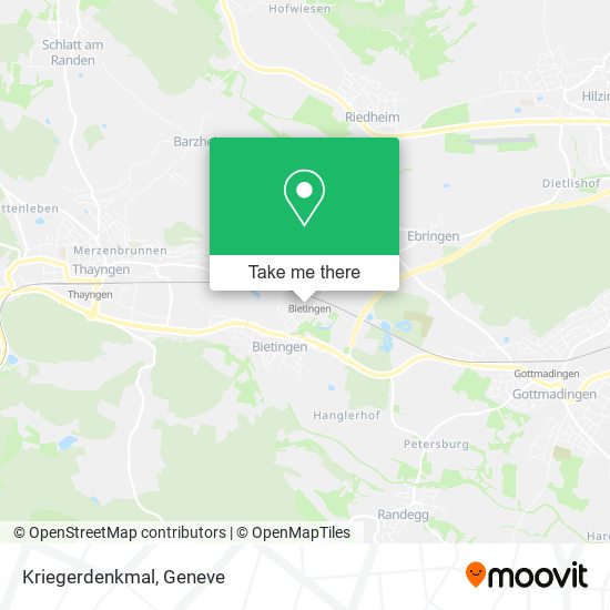 Kriegerdenkmal map