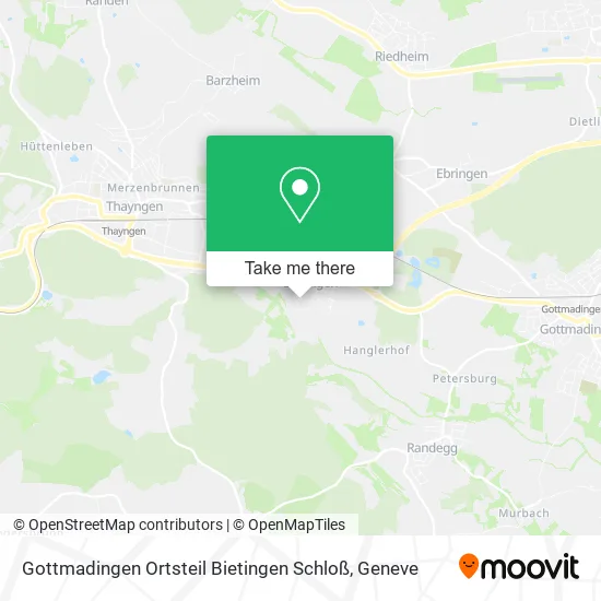 Gottmadingen Ortsteil Bietingen Schloß map