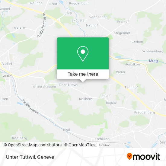 Unter Tuttwil map