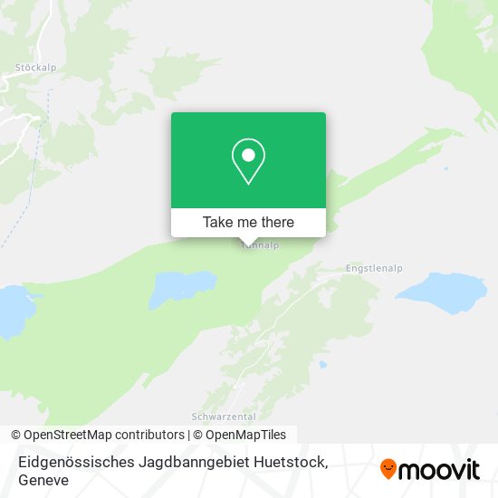 Eidgenössisches Jagdbanngebiet Huetstock map