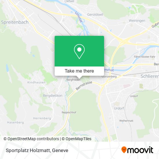 Sportplatz Holzmatt map