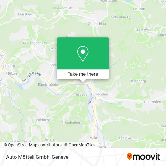 Auto Mötteli Gmbh map