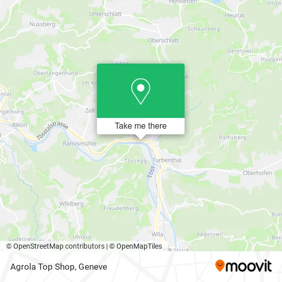 Agrola Top Shop map