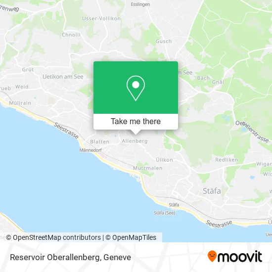 Reservoir Oberallenberg map