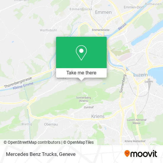 Mercedes Benz Trucks map