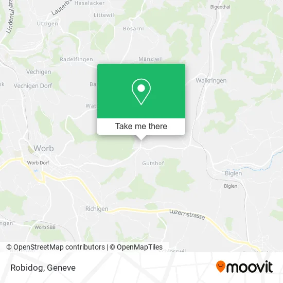 Robidog map