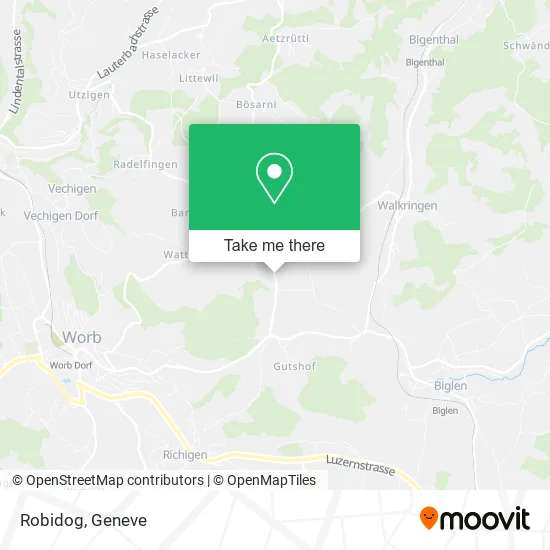 Robidog map