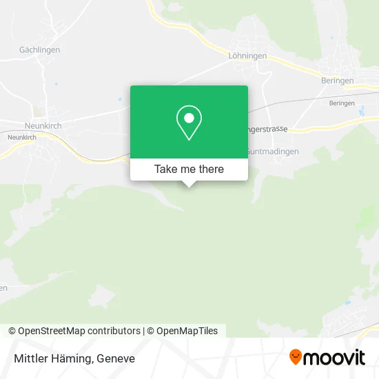 Mittler Häming map