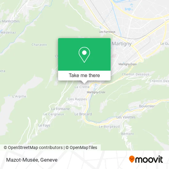 Mazot-Musée map