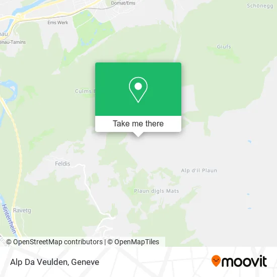 Alp Da Veulden map