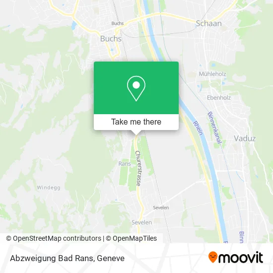 Abzweigung Bad Rans map