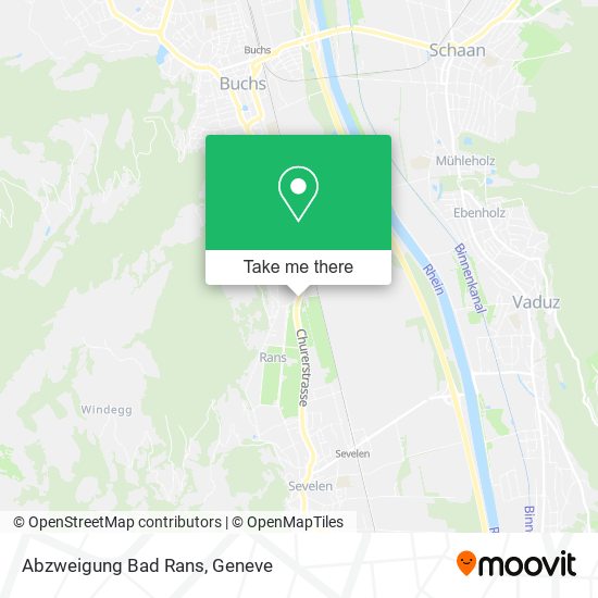 Abzweigung Bad Rans map