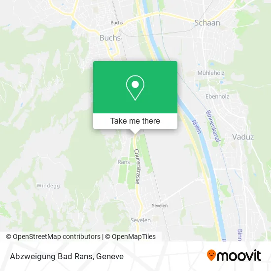 Abzweigung Bad Rans map
