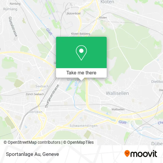 Sportanlage Au map