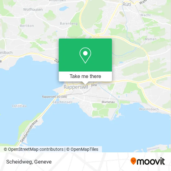 Scheidweg map