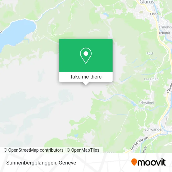 Sunnenbergblanggen map