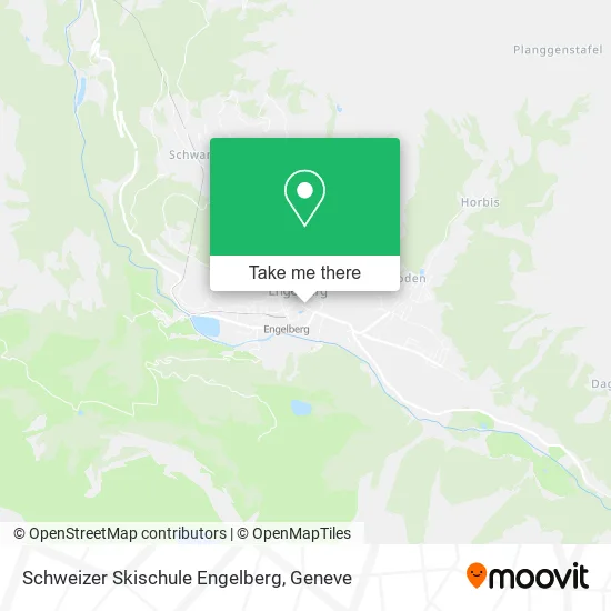Schweizer Skischule Engelberg map