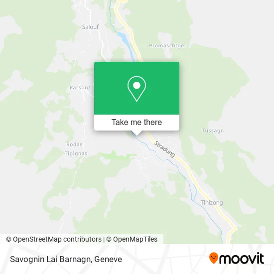Savognin Lai Barnagn map