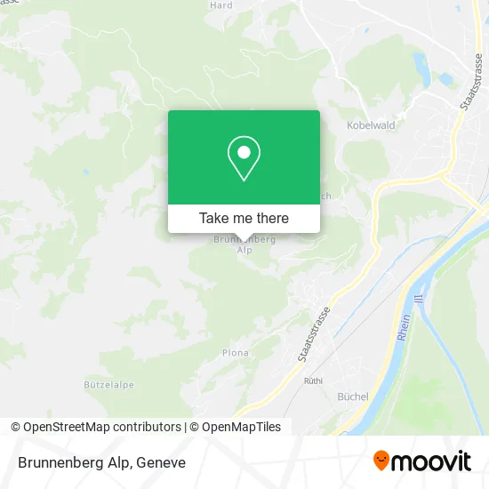 Brunnenberg Alp map