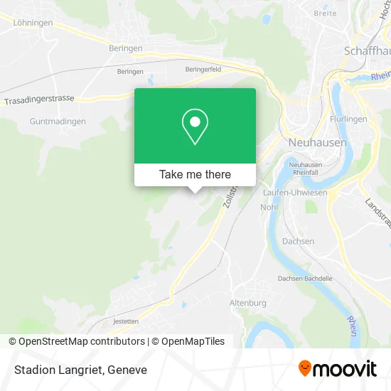 Stadion Langriet map