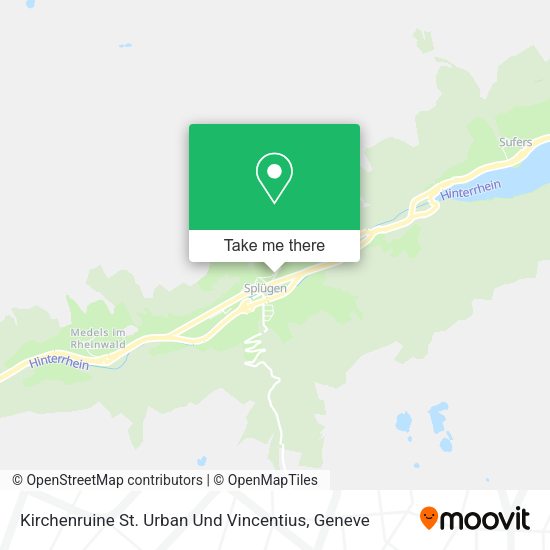 Kirchenruine St. Urban Und Vincentius map