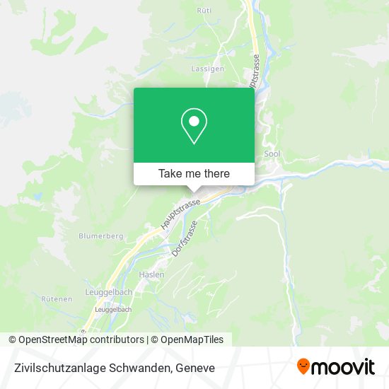 Zivilschutzanlage Schwanden map