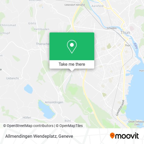 Allmendingen Wendeplatz map
