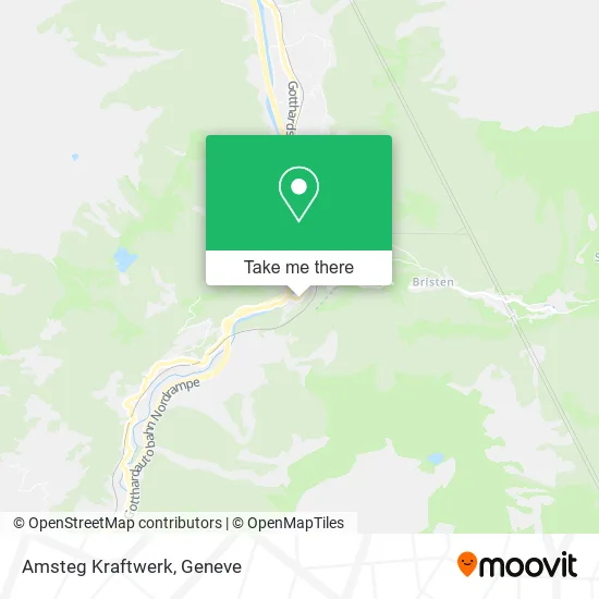 Amsteg Kraftwerk map