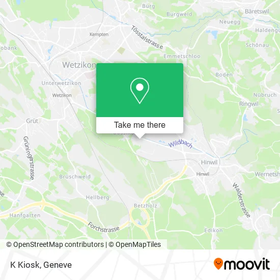K Kiosk map
