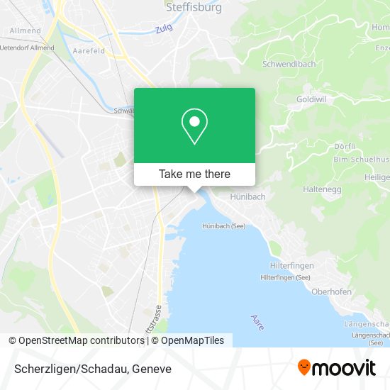 Scherzligen/Schadau map