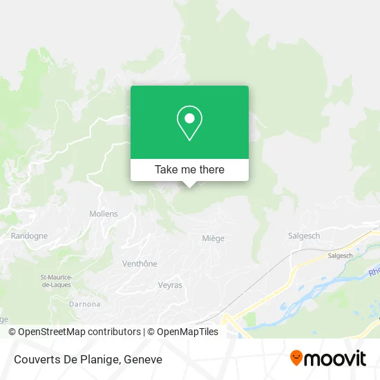 Couverts De Planige map