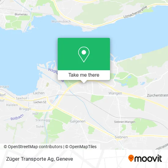 Züger Transporte Ag map