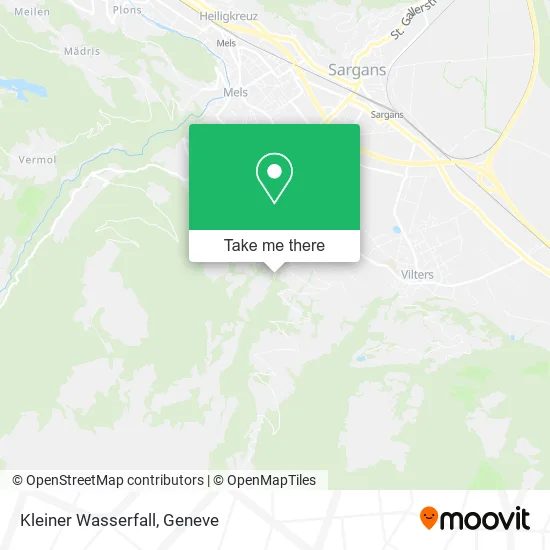 Kleiner Wasserfall map