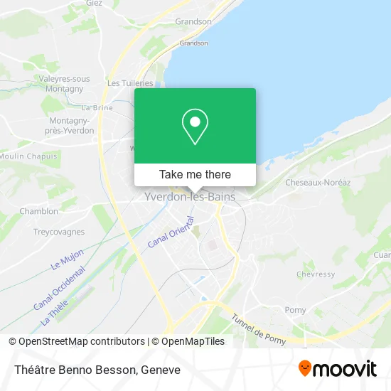 Théâtre Benno Besson map