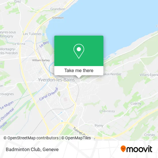 Badminton Club map
