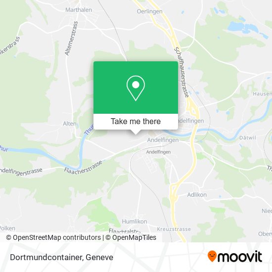 Dortmundcontainer map
