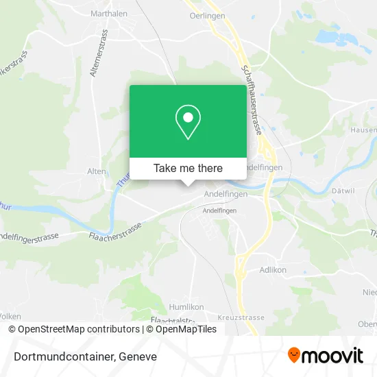 Dortmundcontainer map