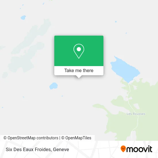 Six Des Eaux Froides map