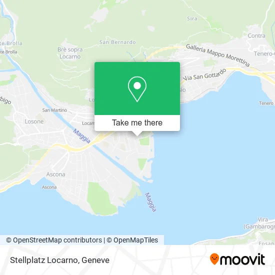 Stellplatz Locarno map