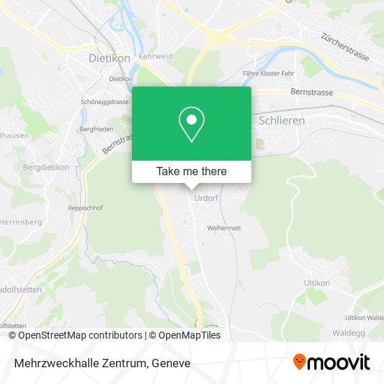 Mehrzweckhalle Zentrum map