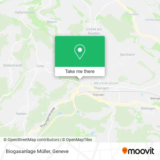 Biogasanlage Müller map