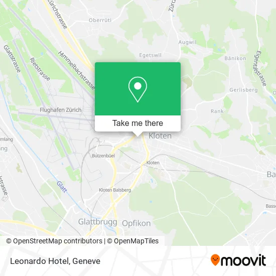 Leonardo Hotel map