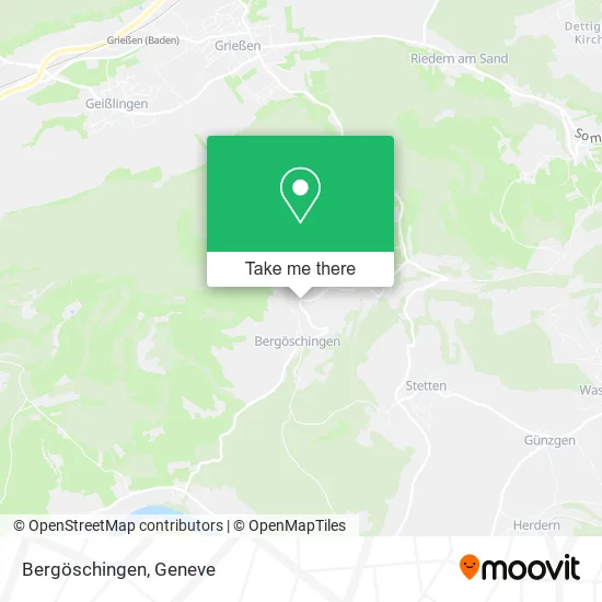 Bergöschingen map