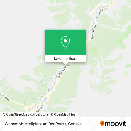 Wohnmobilstellplatz An Der Reuss map